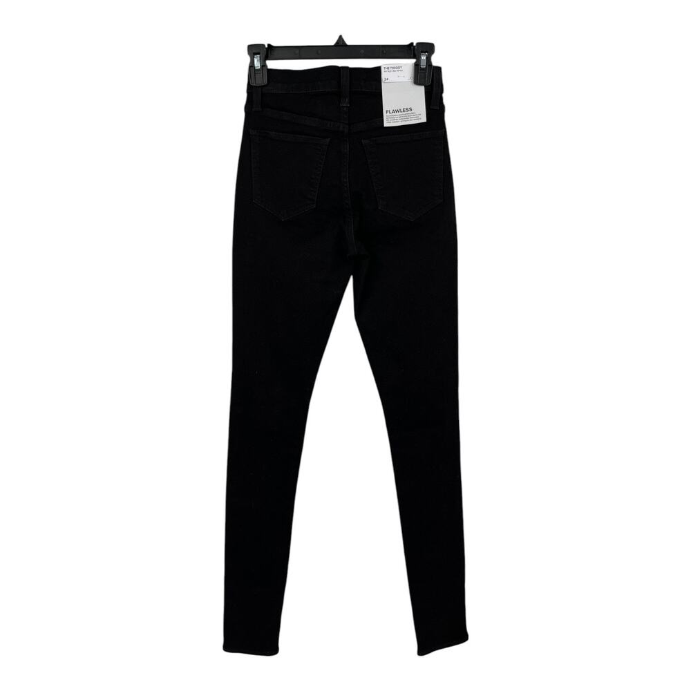 Joe's Jeans The Twiggy tall high rise skinny black size 24 - Picture 4 of 7